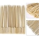 thumbnail image 1 of Paquete de 100 brochetas de bambú para barbacoa, brochetas de madera, brochetas para picar, brochetas de madera para kebab, palitos para fiestas de kebab a la parrilla, brochetas para barbacoas, Co, 1 of 5