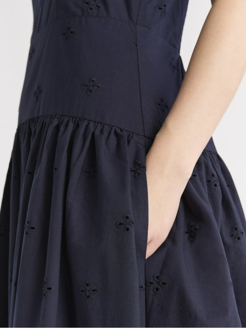 green emerald velvet dress Pilcro Strapless Twofer Midi Dress – katie + hubbell main image 0
