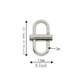 thumbnail image 3 of Acortador de correa de cadena con clip de hebilla de metal ajustable para bolsa de correa de cadena Fácil de usar, conveniente para instalar o quitar 6 piezas de plata Baoblaze Hebillas de cadena, 3 of 8