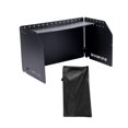 thumbnail image 3 of Almencla Pare-Vent Pliant pour Réchaud de Camping Randonnée Noir, 3 of 7