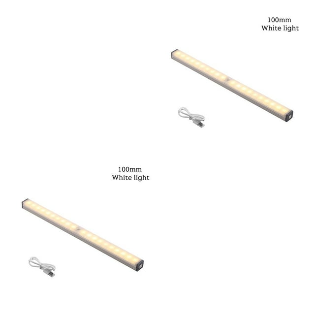 Toystoory Luz LED para gabinete, lámpara con Sensor de movimiento inteligente, cuerpo de inducción, luz nocturna recargable, oficina para Type8 NO8