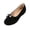 Black, variant on Willtoo Women’s Flats Round Toe Slip‑on Ballet Shoes, Bow Rhinestone Decor Soft Lightweight Dress Casual Footwear Office Dating Daily Walking Shoes