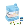 thumbnail image 2 of Acuario simulado, tanque falso, decoración para niños, pecera para niños, Mini mundo para niñas, niños pequeños, regalos para niños azul, 2 of 8
