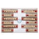 thumbnail image 1 of Dientes postizos de resina,Dientes postizos postizos de resina sintética dental Prótesis dental de resina adaptada para la perfección, 1 of 8