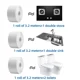 thumbnail image 2 of 1 rollo de cinta de sellado de PVC para baño, baño, inodoro, cocina, cinta de calafateo, autoadhesiva, pegatina impermeable para pared, cintas a prueba de moho, 2 of 5