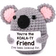 thumbnail image 1 of Figura de juguete NEVERNERVE hecha a mano a ganchillo koala 5x8x9 cm, 1 of 7
