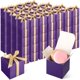 thumbnail image 1 of Favor Boxes Jutom Mini 100 unidades moradas con cinta dorada (5 x 5 x 5 cm), 1 of 7