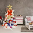 thumbnail image 7 of YOHAVEN Mini Desktop Christmas Tree, 24" Battery Operated Tabletop Tree with Ornaments Lights for Christmas Party Home Office Indoor Holiday Decorations, 7 of 7