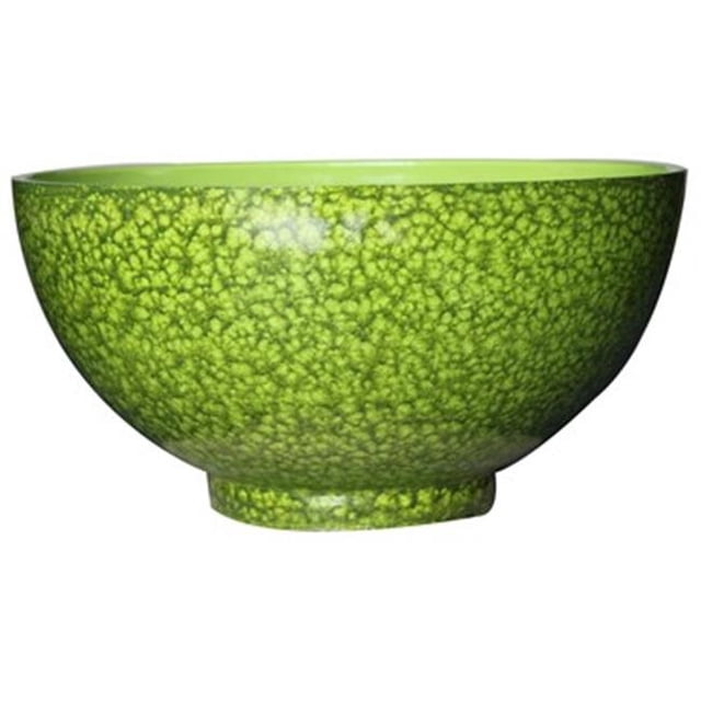 Gardener Select GSABRR13214 13 in. Bowl Bubbled Green Planter