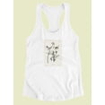 thumbnail image 3 of Yellow-rump Warbler Racerback Tank Women -John James Audubon Designs, Female x-Large, 3 of 4