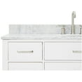 thumbnail image 2 of Ariel H055SCW2OVOWHT Bristol 55" Free Standing Single Oval Basin Vanity Set - White, 2 of 7