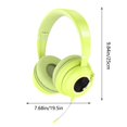 thumbnail image 3 of Bluetooth Wireless Headset with Mic for Work, Bluetooth 5.3, Advanced Noise Reduction Microphone, Clear Calls - Comfortable Over-Ear Headphones for PC, Laptop, iPhone, Android, Zoom, Office, 3 of 8
