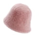 thumbnail image 4 of Sombrero de pescador de invierno para mujer, ajustable, tipo cubo Rosa, 4 of 8