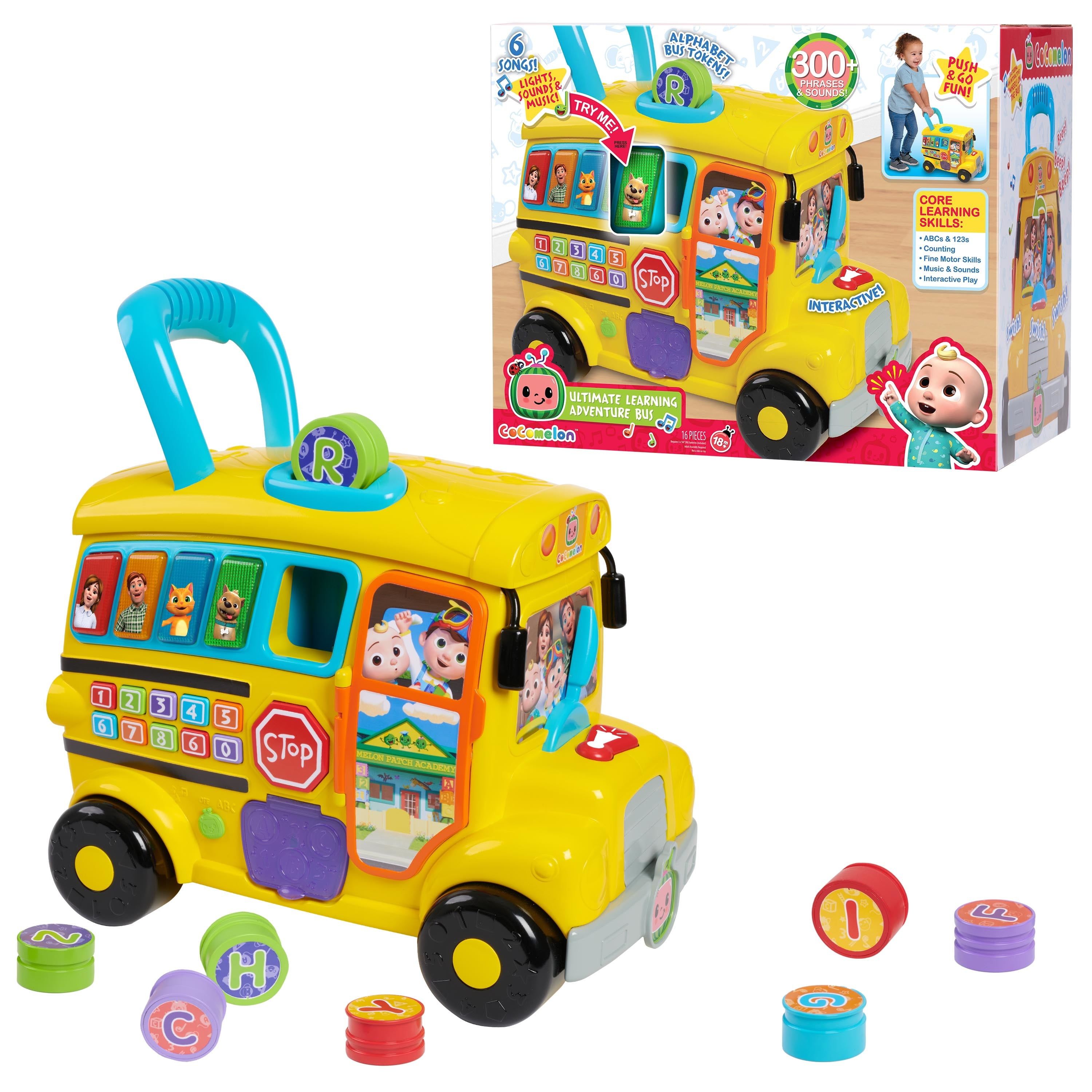CoComelon Ultimate Adventure Learning Bus, Kids Toys for Ages 18 month