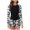 Black, variant on Wetsuit Women 2 Piece Long Sleeve Rash Guard Upf 50 Summer Sets for Women,J,M