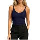 thumbnail image 2 of Neewe Women's Summer and Lace Fit Camisole with Built in Bra - Spaghetti Straps Camis Tank Everyday, 2 of 6