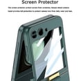 thumbnail image 4 of Compatible with Samsung Galaxy Z Flip 5 Case with Built-in Screen Protector,Ultra-Thin Anti-Fall Shockproof Anti-Scratches Plain Leather Ring Cover Case for Samsung Galaxy Z Flip 5 5G Green, 4 of 13