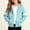 A448 Light Blue, variant on Xdegoge Tween Boys Zip Up Hoodie Athletic Track Jacket with Striped Sleeves Kids Casual Sports Sweatshirts for Running Active Everyday Wear, Size 9-10