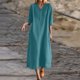 thumbnail image 2 of 2025 Nuevo vestido largo holgado informal para mujer: ligero y transpirable, ideal para la playa o las vacaciones, 2 of 4
