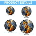 thumbnail image 5 of Personalized Fox Suncatcher Stained Glass, Fox Gifts for Women, Fox for Windows, Fox Window Hangings with Chain and Hook ggRpio, 5 of 5