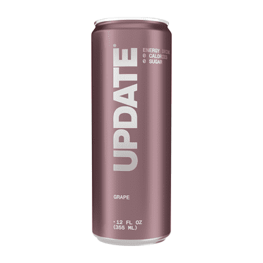 UPDATE Zero Sugar Energy Drink, Grape, 12 fl oz Can