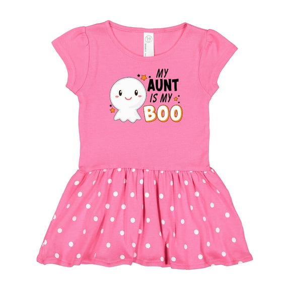 Inktastic My Aunt is my Boo with Cute Ghost Gift Baby Girl Dress