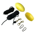 thumbnail image 2 of 8 Piezas / 2 Juegos de Canoa de Kayak, Ancla Flotante, Boya Flotante, Cuerda de Remolque, Línea de Ganchos de Mosquetón, Perno Giratorio, Clips Baoblaze Ancla de deriva de kayak, 2 of 7