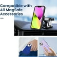 thumbnail image 6 of Nalacover Slim Magnetic Case for iPhone 15 Plus, Eye Design Lens Protection Soft Silicone Shockproof Cover Compatible with MagSafe Wireless Charging Car Mount Case for iPhone 15 Plus, Black, 6 of 8