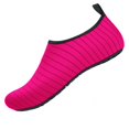 thumbnail image 2 of Pink Socks Uniform Solid Color Beach Swimming Socks with Rubber Sole for Men and Women, 2 of 5