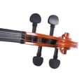 thumbnail image 3 of 1/2 Size Ebony Wood Violin Fiddle Tuning Pegs Endpin Set Replacement Black, 3 of 8