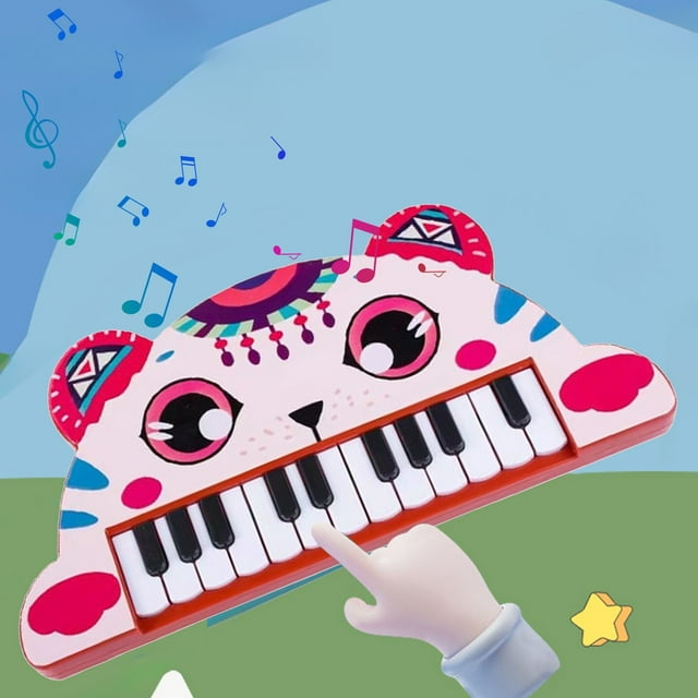 Fufafayo Electronic PianoToyForKids, Dinosaur Music Keyboard, Interactive LearningToyFor Little One, Multi-Functional Musical Instrument ForBoysAndGirls, Birthday Gift ForChildren