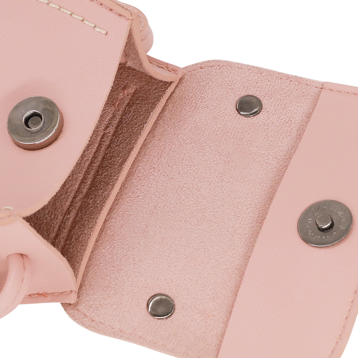pink and grey purse