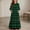 Green, variant on ITSAME Girls Striped Maxi Dress Ruffle Short Sleeve Round Neck Loose Fit Summer Comfy Casual A-Line Dress Pink Size 5T