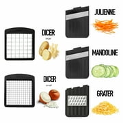 Fullstar - Vegetable Chopper, Food Chopper, Onion Chopper with Container - All-in-1, White