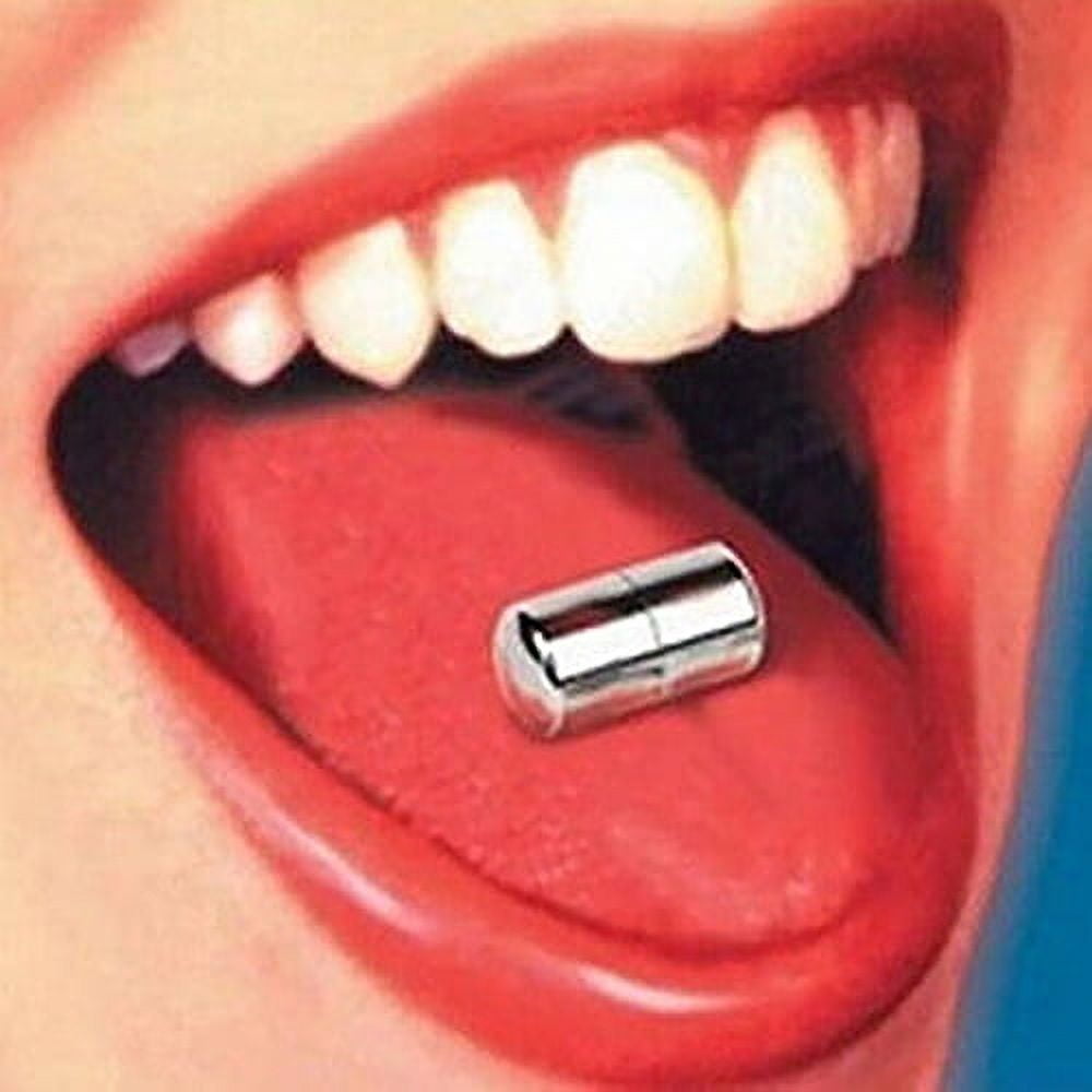 Windcarnival Unisex Cool Punk Hammer Shape Vibrating Tongue Bar Stud Body  Piercing Jewelry - Walmart.com