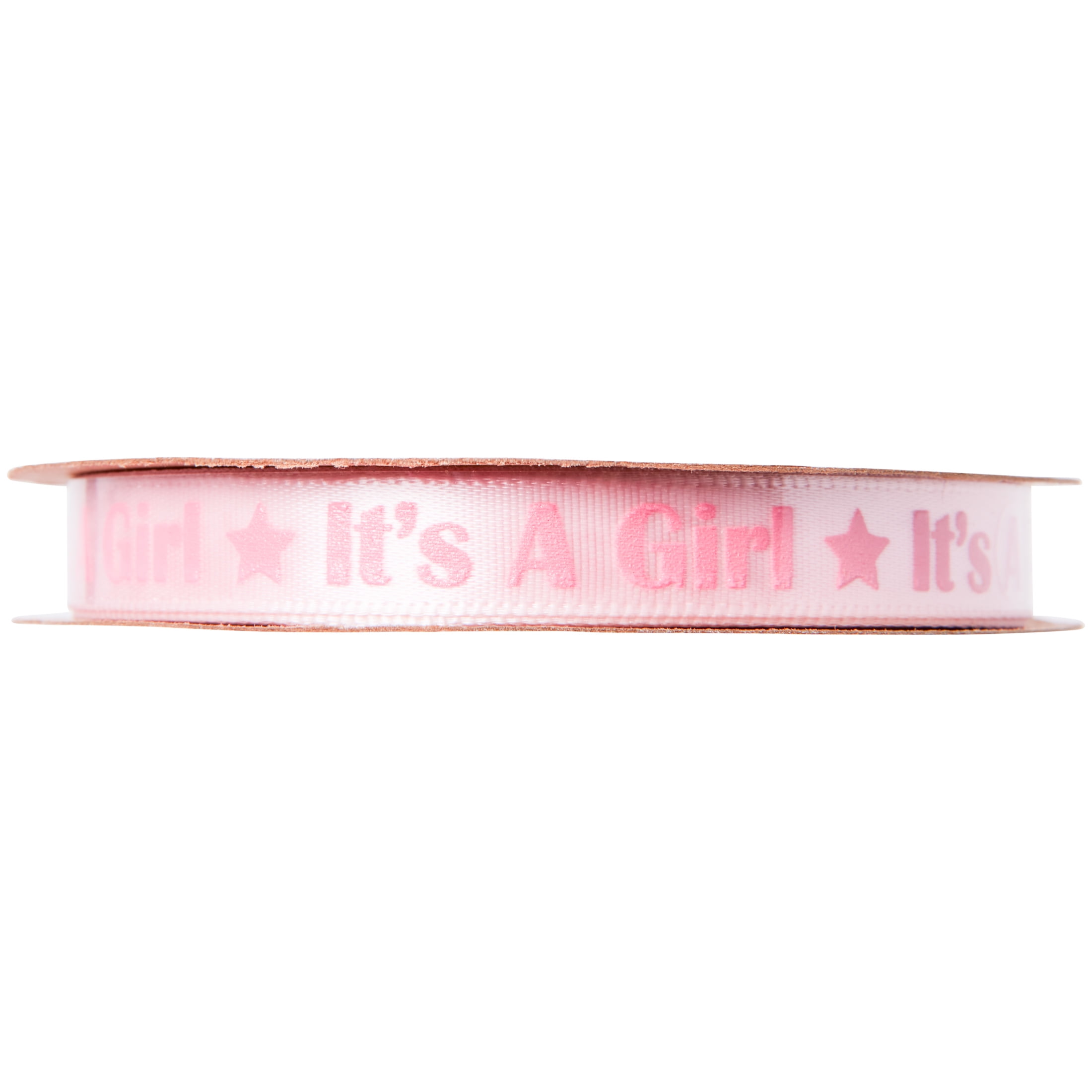 (3 pack) Offray 3/8" x 12' It's A Girl Celebration Ribbon, 1 Each
