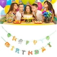 thumbnail image 4 of Jungle Happy Birthday Banner, Fine Workmanship Reusable Safari Happy Birthday Banner Bright Colour  For Birthday Party, 4 of 8