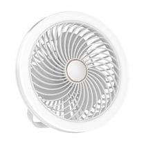 EUDIDV Portable Lighted Fans Ceiling Fan With Lights Enclosed Low Fan Light Ceiling Light With Fan USB Rechargeable Fan;Fans with Illumination