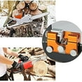 thumbnail image 2 of Conventiont Sharpening Jig, Chainsaw Chain Sharpening Jig, Portable Home Chain Sharpener Hand Crank, Chain Saw Sharpening Clamp, Chainsaw Sharpener Kit, for Chain Saws Electric Saws (Orange L), 2 of 7