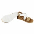 thumbnail image 3 of Kensie Women's Palermo Wedge Strappy Sandals, Tan/Natural/White 10, 3 of 4