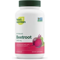 Fresh Nutrition Organic Beet Root Capsules - Strongest DNA Verified 2400mg per Serving