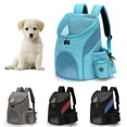 thumbnail image 4 of Flmtop Sac à Dos Portable pour Chats Chiots Chiens Respirant Pliable Extérieur Gris, 4 of 9