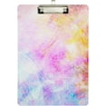 thumbnail image 2 of FMSHPON Colorful Spots Tie Dye Clipboard Hardboard Wood Nursing Clip Board and Pull for Standard A4 Letter 13x9 inches, 2 of 8