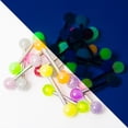 thumbnail image 2 of 20 Straight Piercing Barbells - Glitter, Acrylic, UV Glow - Assorted Lengths, 2 of 7
