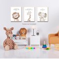 thumbnail image 4 of 4Pcs Nursery Bible Verse Animal Canvas Wall Art Funny Cute Safari Animals Christian Painting Picture Wall Decor Lions Elephant Giraffe Zebra Poster Print Artwork for Boys and Girls, 4 of 6