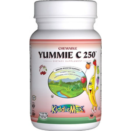 Maxi Health Chewable Yummie Vitamin C 250mg - Immune Booster - Cherry Flavor - 180 Chewies - (Best Health Ade Kombucha Flavor)