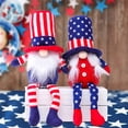 thumbnail image 3 of 2Pcs Patriotic Gnome Veterans Day Plush Gnome Doll - American Veterans Day Gifts, Memorial Day Decorations for Home, President Election Decorations, Faceless Doll Gnomes Couple, 3 of 7