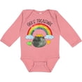 thumbnail image 3 of Inktastic Gigi's Treasure St. Patrick's Day Rainbow and Gold Boys or Girls Long Sleeve Baby Bodysuit, 3 of 5