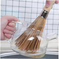 thumbnail image 4 of Bamboo wok brush 3 pcs. cleaning whisk pan brush kitchen utensils for cleaning kitchen restaurant Zekai., 4 of 5