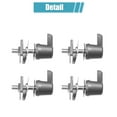 thumbnail image 7 of Unique Bargains 4 Pcs Theft Deterrent System Lock Fastener Bolt Nut for Harley Davidson Road King Police Silver Tone, 7 of 7